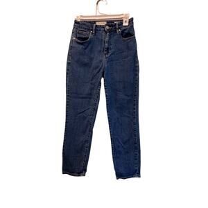 PacSun Mom Jeans Womens Size 25 High Rise Skinny Ankle Dark Wash Denim Stretch